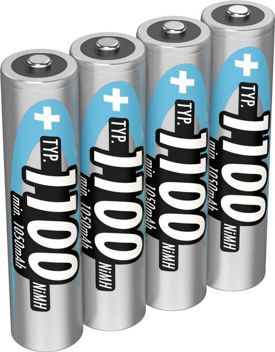 Actual product image Ansmann Micro (AAA) battery NiMH (4 pcs., AAA, 1050 mAh)