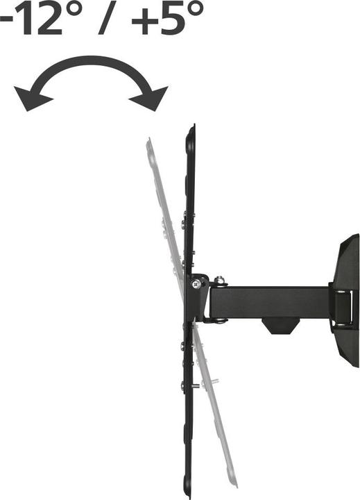 Produktbild Hama TV-Wandhalterung, schwenkbar, neigbar, 165 cm (65") bis 20 kg (Wand, 65", 20 kg)