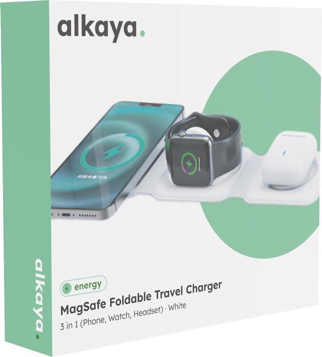 Image du produit Alkaya Chargeur de voyage Flex Fold MagSafe noir (15 W)