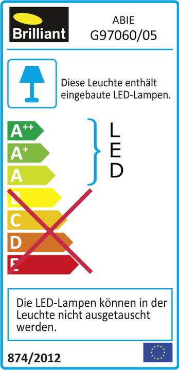 Energy Label Brilliant Abie (1900 lm)
