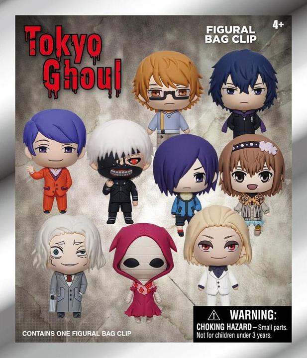 Actual product image Monogram Int. Tokyo Ghoul 3D PVC Bag Tag Series 2 Display (24)