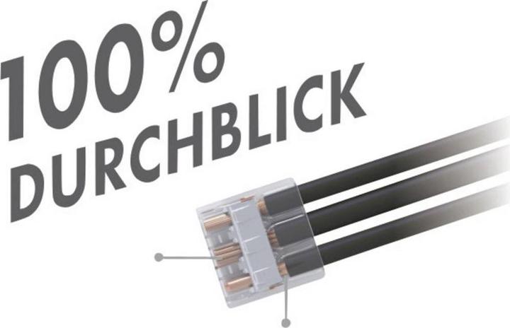 Produktbild Wago Verbindungsklemme COMPACT 3-fach (50 Stück)
