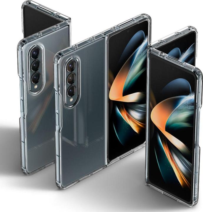 Image du produit Spigen Crystal Hybrid mobile phone case (7.6") Cover Transparent (Samsung Galaxy Z Fold4)