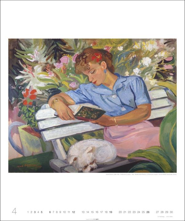 Actual product image Lesende Frauen Edition Kalender 2026 (46 x 55 cm, Hardcover, German)