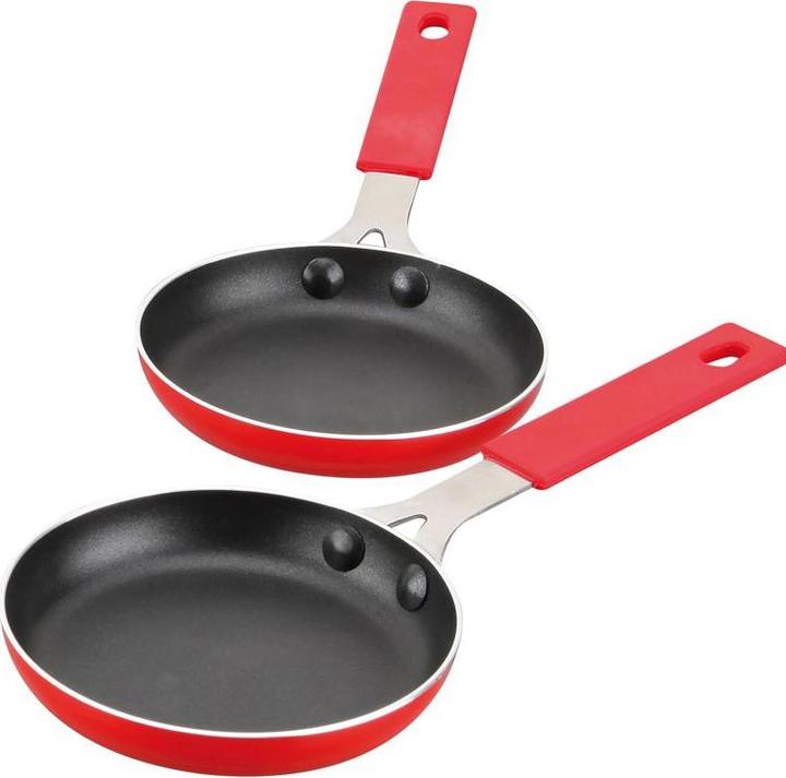 Actual product image Jata R266 2 small fring pan for AC266 (1.20 cm, Pot, Stainless steel)