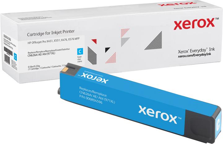 Actual product image Xerox Everyday Cyan Toner compatible with HP 971XL (CN626AE, CN626A, CN626AM), High Yield, 6600 pages, Cya (C)