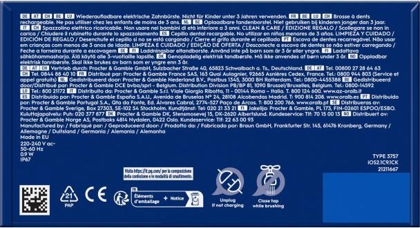 Image du produit Oral-B iO Series 2 (Brosse à dents oscillo-rotative)