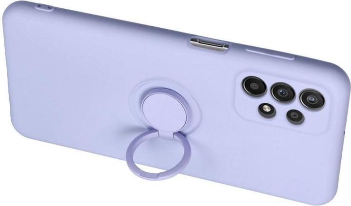 Actual product image OEM Back panel cover SILICONE RING case for SAMSUNG A05S violet