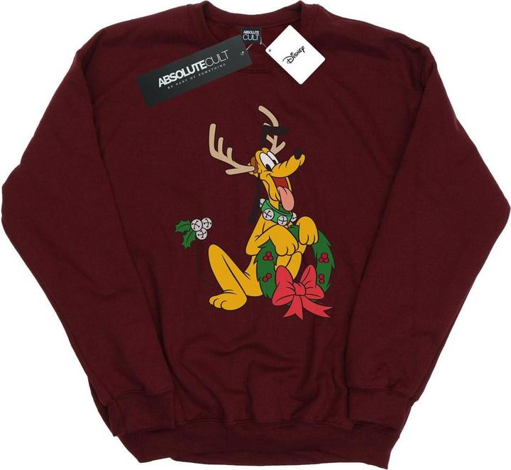 Disney Pluto Christmas Reindeer Sweatshirt (XL)