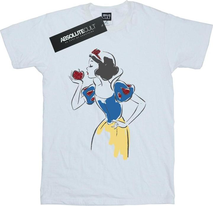 Disney Princess Snow White Apple Glitter TShirt (S)