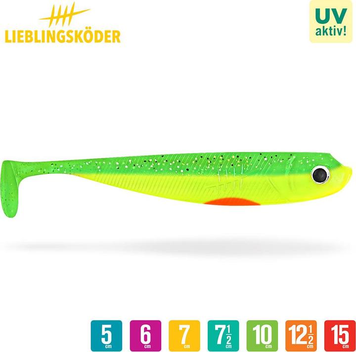 Lieblingsköder Sonderfarbe Green Lemon (15 cm)
