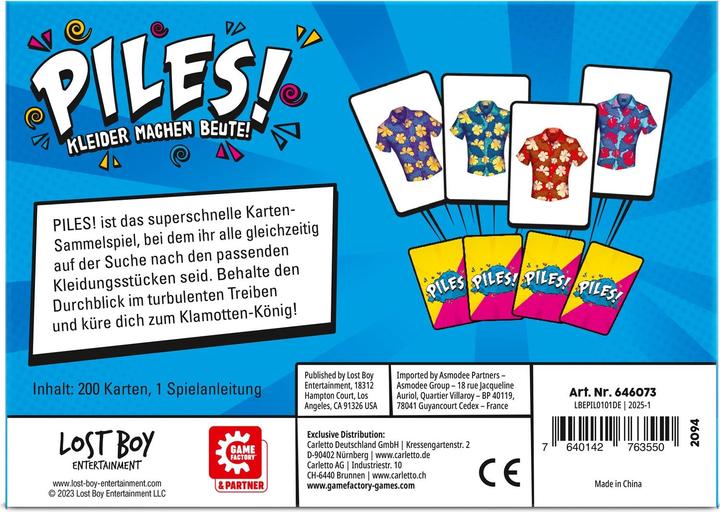 Productafbeelding Game Factory Piles (d) (Duits)