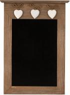 Actual product image IKO Wooden board with 3 hearts 26x39cm (26 x 39 cm)
