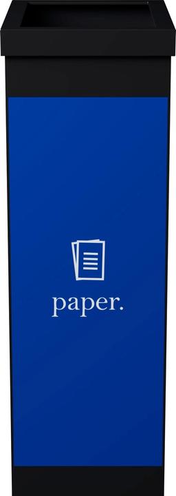 Image du produit Paperflow Poubelle à tri sélectif 60,0 l noir, bleu (60 l)