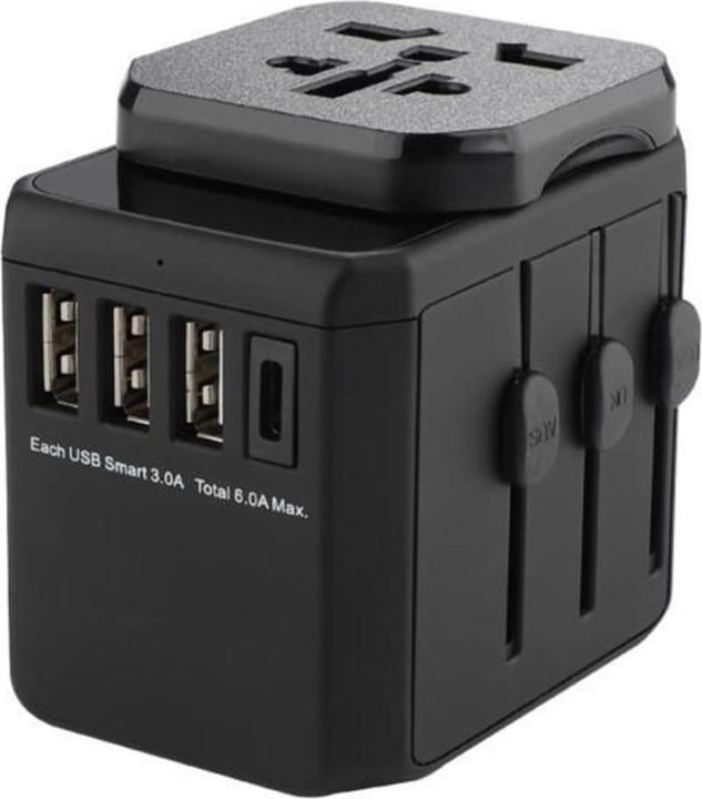 Produktbild MicroConnect World Travel Adapter, 3 USB A
