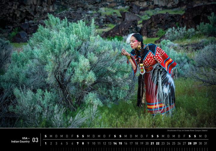 Produktbild USA - Indian Country 2026 (50 x 35 cm, Harter Einband, Deutsch)