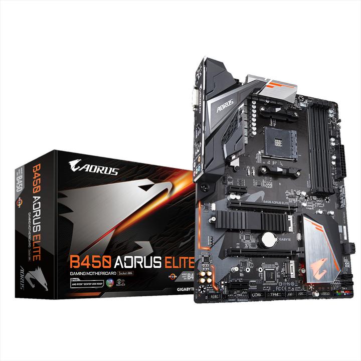 Actual product image Gigabyte B450 AORUS Elite V2 (AM4, AMD B450, ATX)