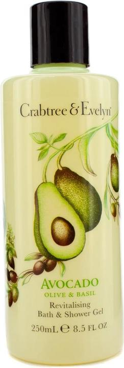 Nuxe Crabtree & Evelyn Avocado Olive and Basil Revitalising Bath and Shower Gel 8.5 fl oz (250 ml)