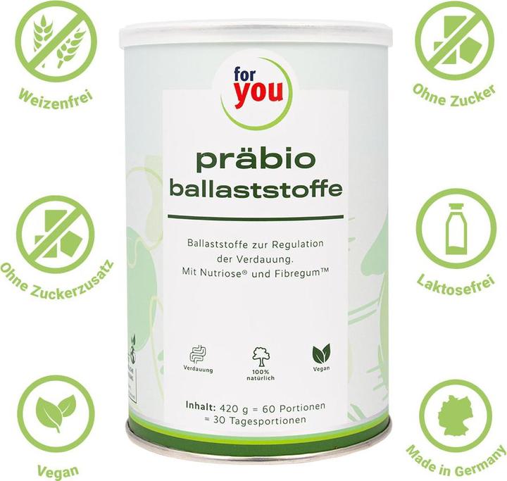 Produktbild For You präbio ballaststoffe (1 Stück, Pulver, 420 g)