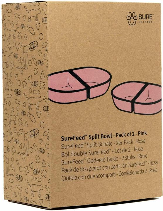 Image du produit SureFeed Accessoires double coque de rechange, rose, matériau : plastique