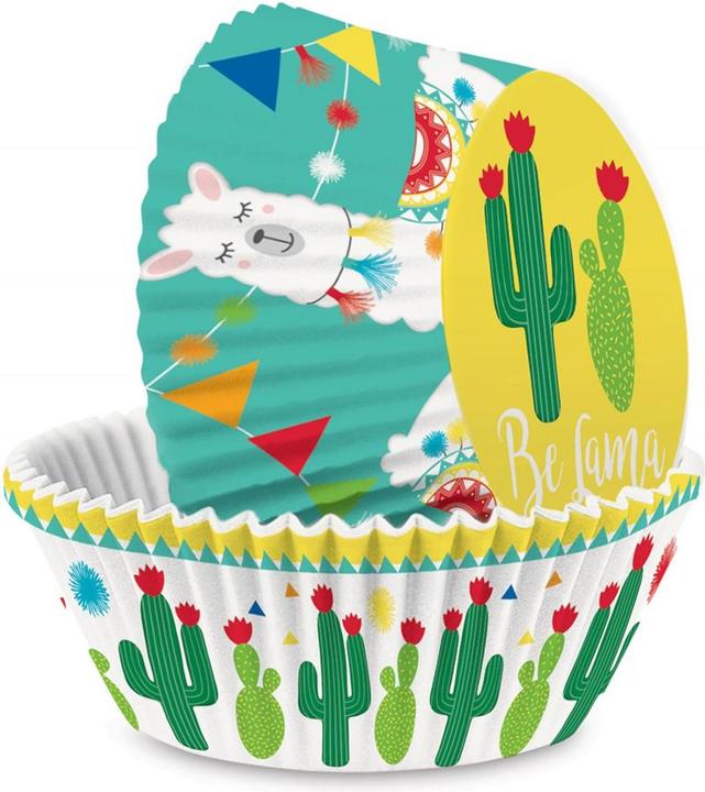 ScrapCooking Cupcake Papierförmchen "Lama", 36 Stk. Ø 5/8 cm, H: 3 cm (5 cm)