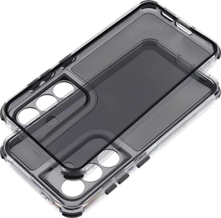 Actual product image OEM Back panel cover MATRIX CLEAR Case for SAMSUNG A55 5G black (Samsung Galaxy A55)