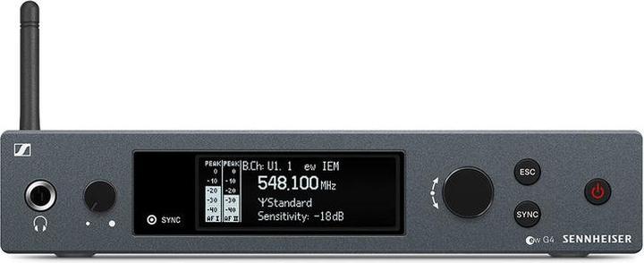 Actual product image Sennheiser EW IEM G4-TWIN-A1 sets for wireless monitoring systems 470 - 516 MHz LED (Screen protective film)