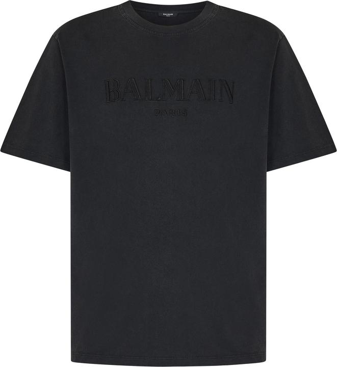 Actual product image Balmain T-shirts And Polos Grey (S)