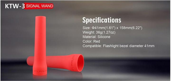 Produktbild Klarus KTW-3 Leuchtkegel Rot