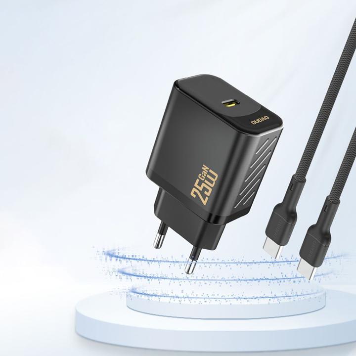Produktbild Dudao A27EU 25W GaN Charger Black (25 W)