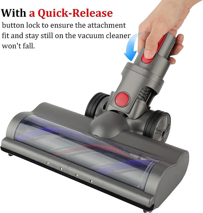 Actual product image Plutoos Replacement Direct Drive Cleaning Head Turbine Brush Floor Accessories for Dyson V7, V8, V10, V11