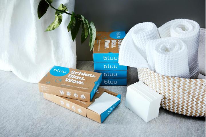Actual product image bluu Universal washing strips (60 Washing cycles, Washcloths)