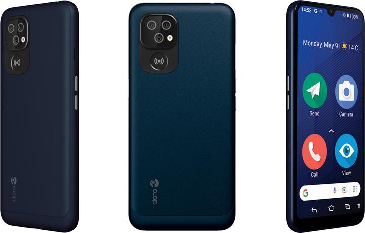 Actual product image Doro 8200 Plus ohne Netzteil (64 GB, Blue / Black, 6.10", Dual SIM, 16 Mpx, 4G)