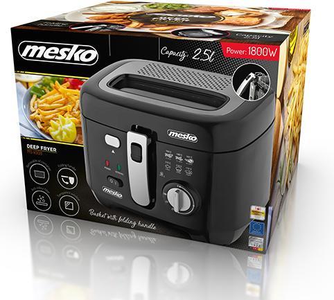 Produktbild Mesko MS 4908 Fritteuse Eins/Eine(r) Eigenständig (EU-Stecker)