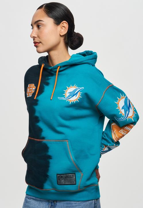 Immagine prodotto Recovered Felpa con cappuccio in pile Re:covered - INK DYE Miami Dolphins (XL)