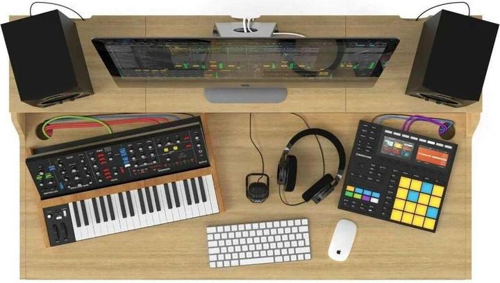 Produktbild Glorious DJ Booth Vintage Music Station Box 1/2