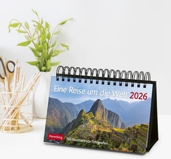 Produktbild Harenberg Eine Reise um die Welt Premiumkalender 2026 - 365 faszinierende Fotografien (23 x 17 cm, Harter Einband, Deutsch)