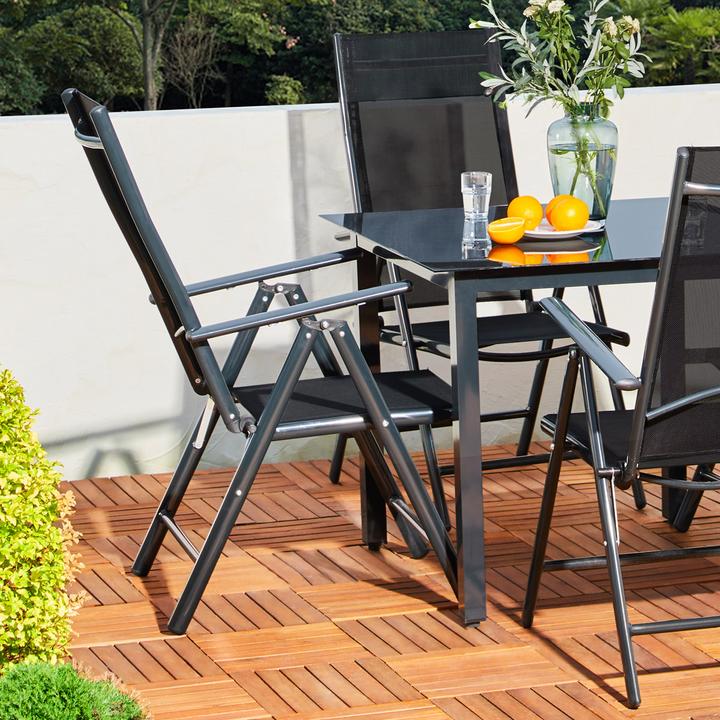 Actual product image Casaria Set of 2 garden chairs