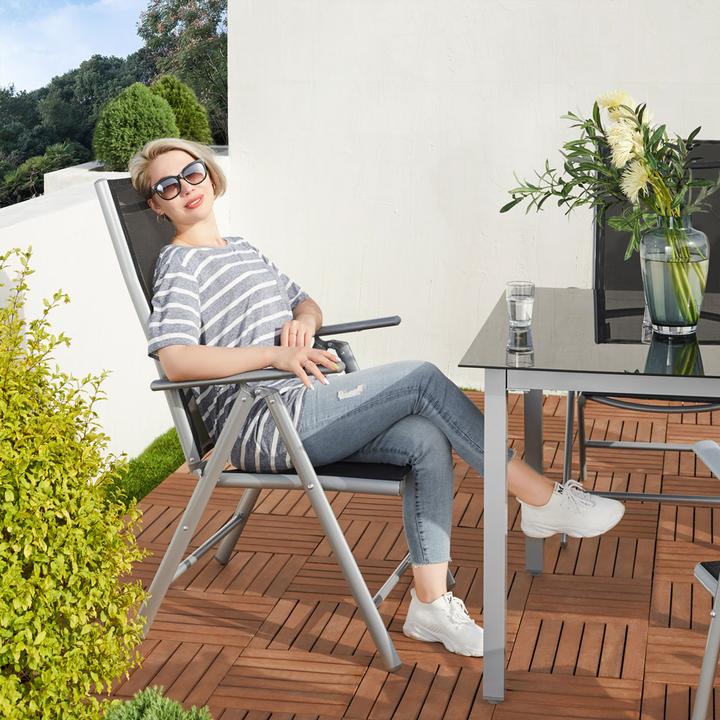 Actual product image Casaria Set of 2 garden chairs