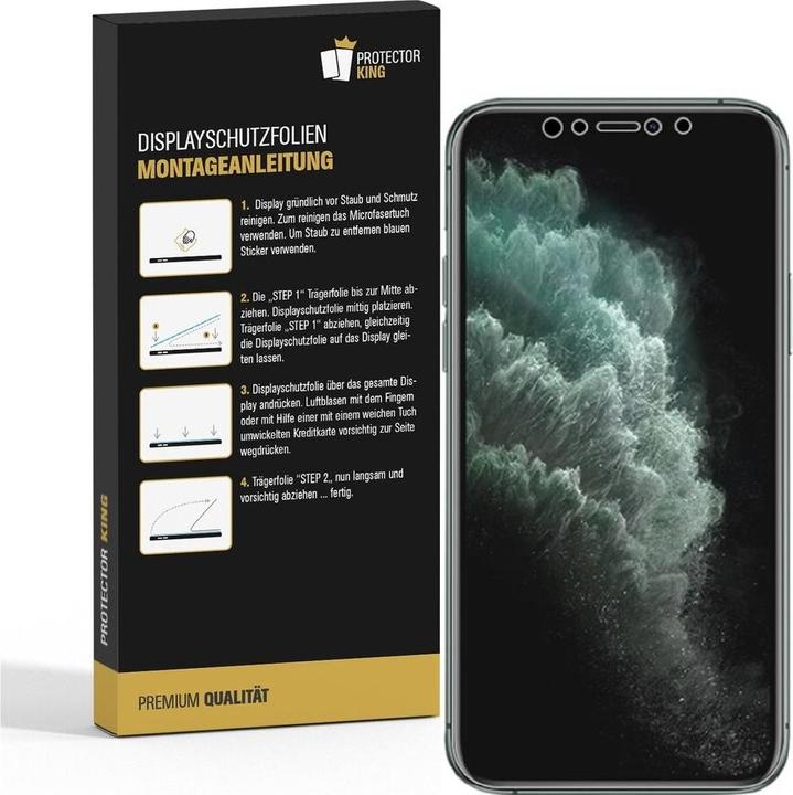 Produktbild Protectorking 2x Premium Displayschutzfolie Matt Entspiegelt (2 Stück, Apple iPhone X)