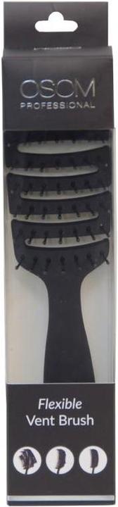 Image du produit ISO Professional Brosse à cheveux, nylon, rectangulaire OSOM99569