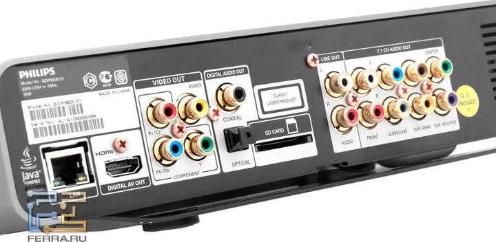 Productafbeelding Philips BDP9600 - Premium 3D Blu-ray speler met TI Burr-Brown DAC's (Blu-Ray Speler)