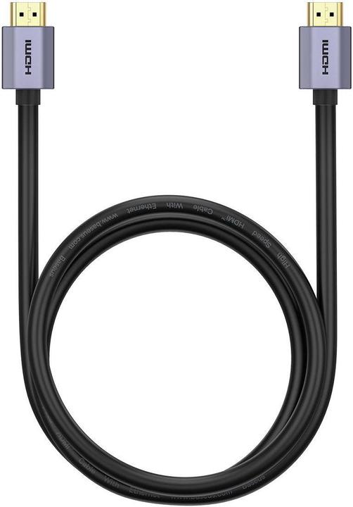 Actual product image Baseus High Definition HDMI 2.0 4K 60 Hz 1.5m Cable Black (WKGQ020101) (1.50 m, HDMI)