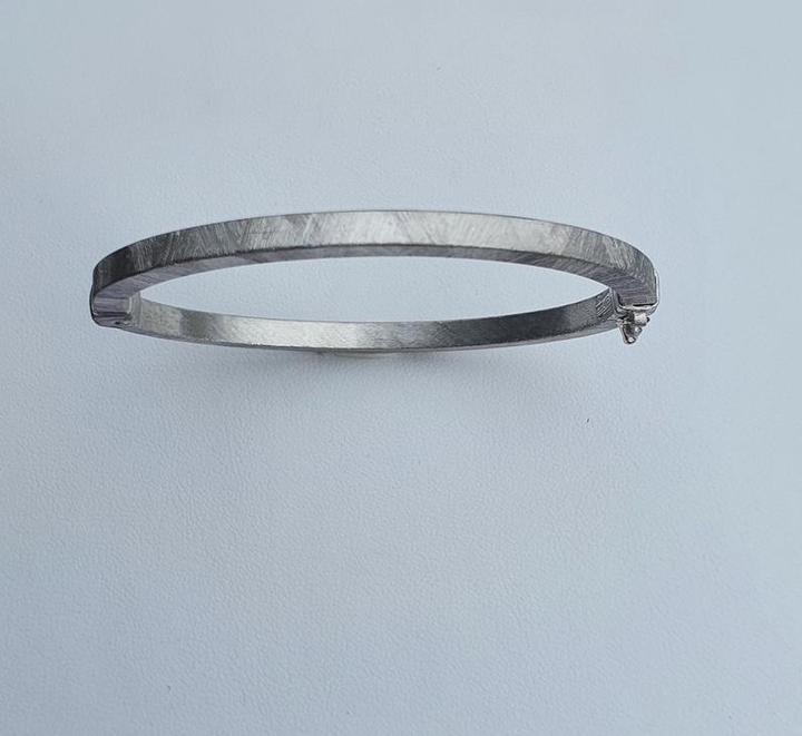 Immagine prodotto Casa Schmuck Bangle Classic Square Silber Rhodiniert (Argento 925 rodiato)