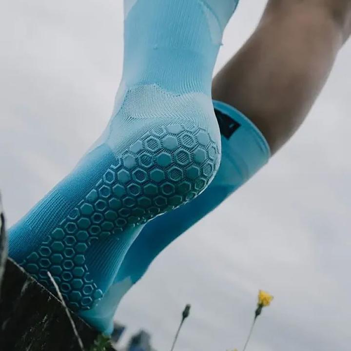 Immagine prodotto NovoSoxx Fussballsocken Gr. 42-47 Grip Socken Fussball Strümpfe GripSoxx Hellblau (42 - 47)