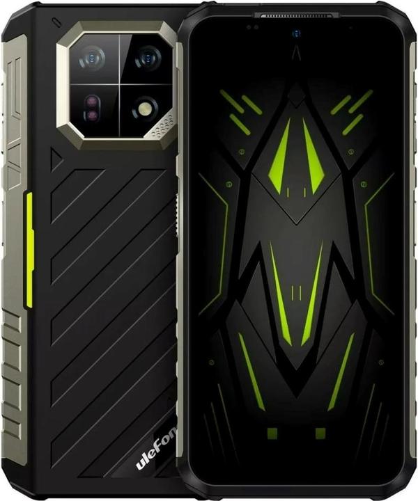 Image du produit Ulefone Smartphone Armor 22 8GB/128GB (etwas grünlich) ohne Ladegerät (128 Go, Noir, Vert, 6.57", 64 Mpx)