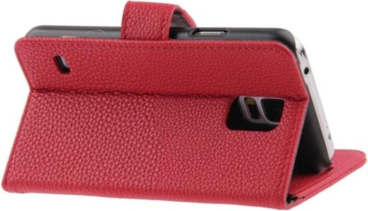 Produktbild König Design Schutzhülle Handytasche (Flip Quer) für Handy Samsung Galaxy S5 / S5 Neo Rot (Samsung Galaxy S5 Neo, Samsung Galaxy S5)