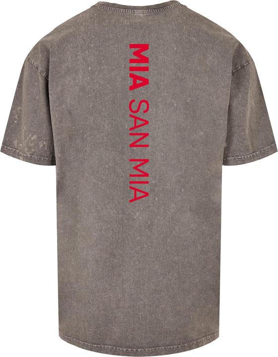 Actual product image FC Bayern München FC Bayern Red Acid Washed Heavy Oversize Tee - 115123 (L)