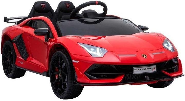 Productafbeelding Lean Toys Dubbele elektrische auto voor kinderen Lamborghini Aventador rood