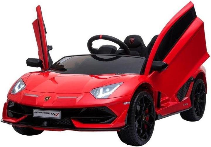 Productafbeelding Lean Toys Dubbele elektrische auto voor kinderen Lamborghini Aventador rood